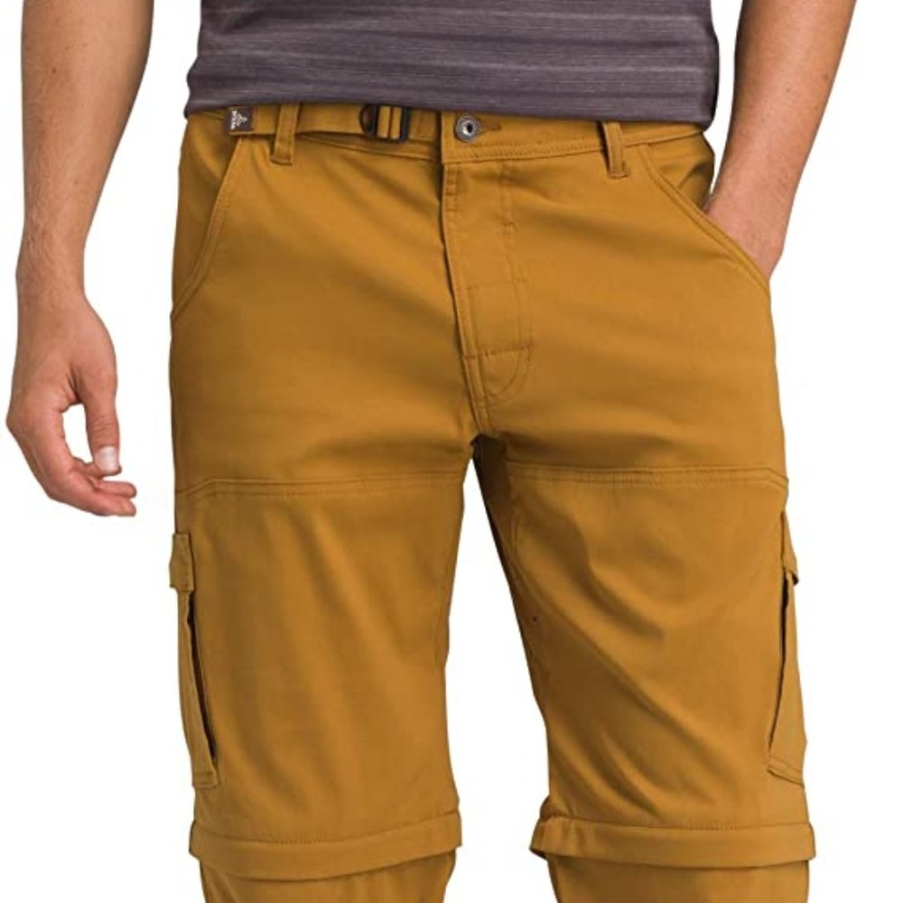 Brand New! Prana Men's Zion Stretch Convertible Pants - Sahara